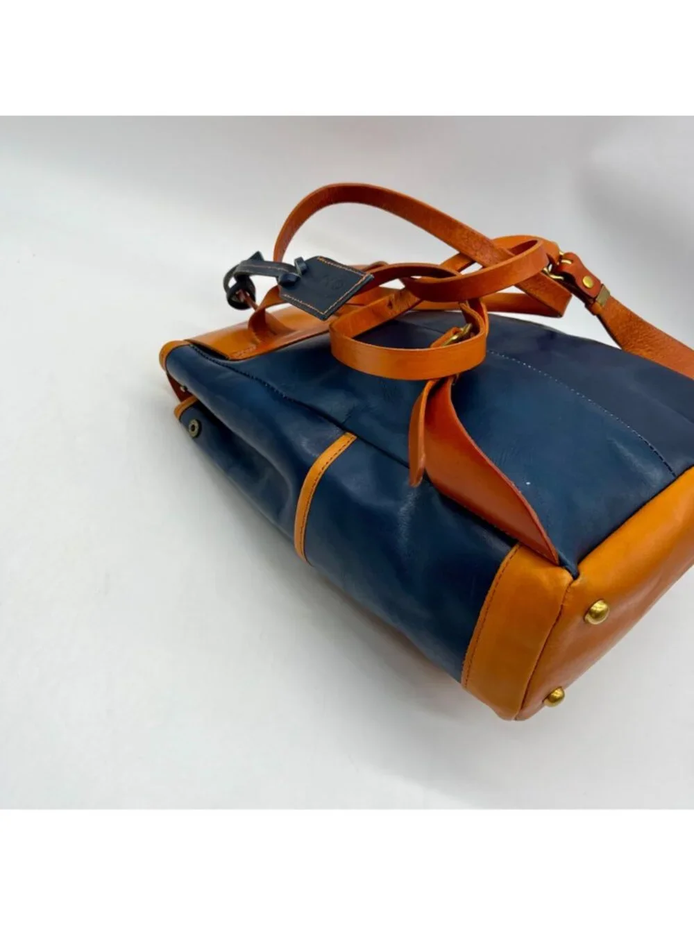 Old Trend Blue Genuine Leather Out West Backpack